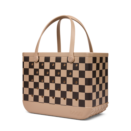 Original Bogg Bag - Checkered Camel/ Hot Cocoa