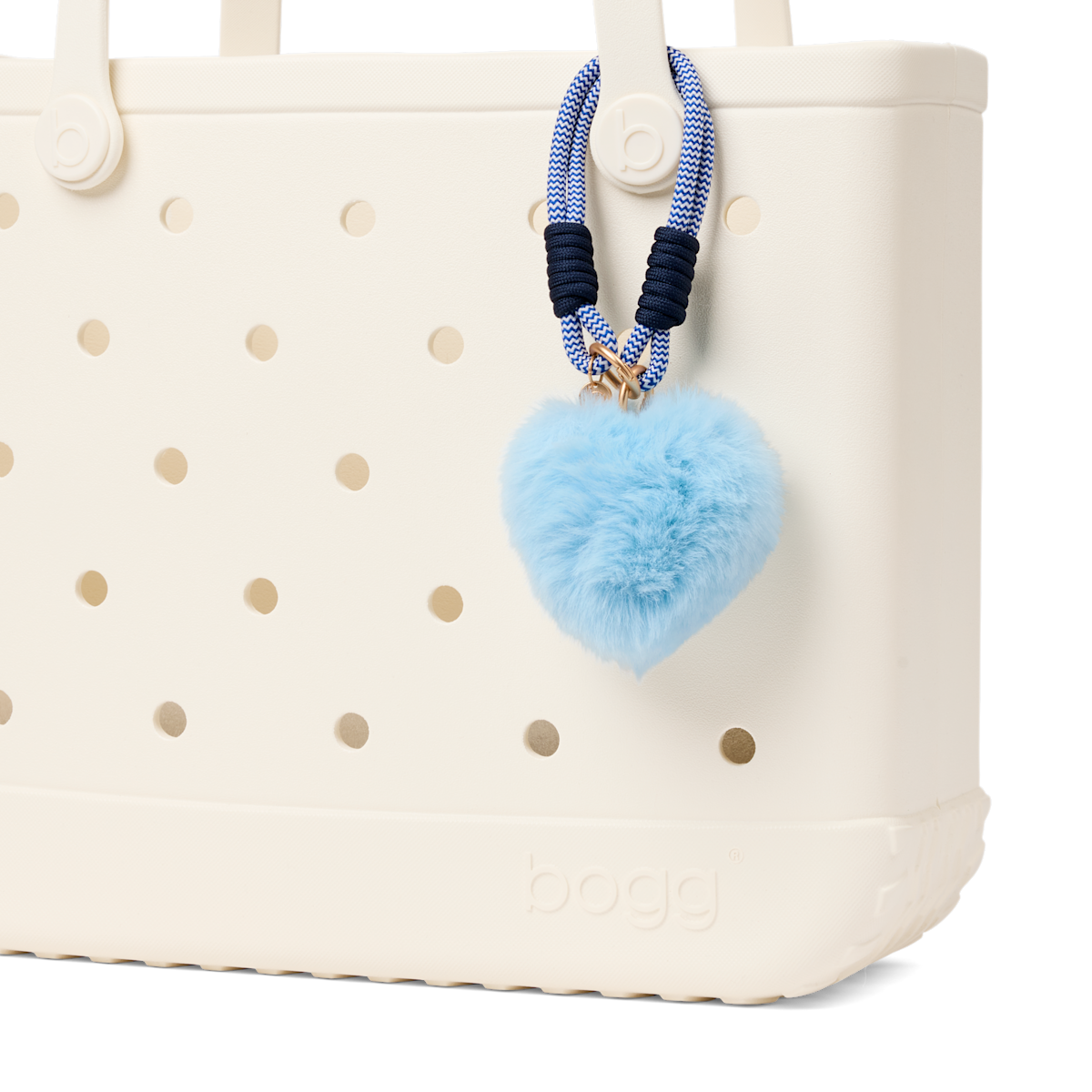 Bogg'd & Charmed - Blue Heart Pouf
