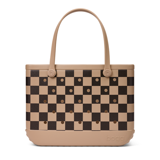 Original Bogg Bag - Checkered Camel/ Hot Cocoa