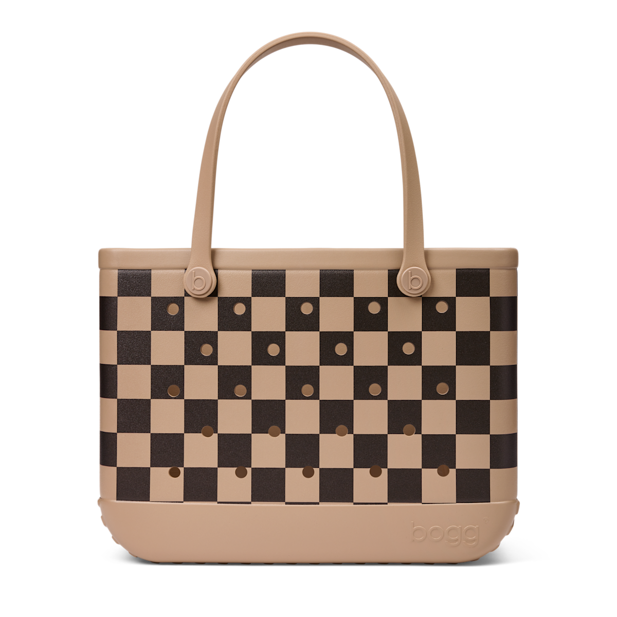 Original Bogg Bag - Checkered Camel/ Hot Cocoa