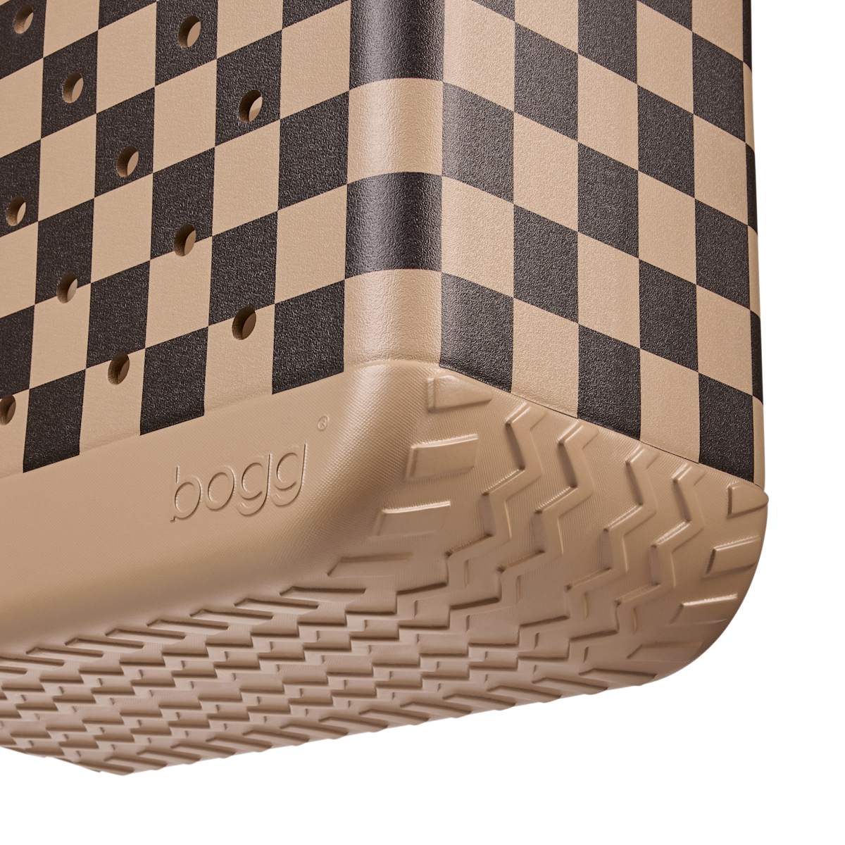Original Bogg Bag - Checkered Camel/ Hot Cocoa