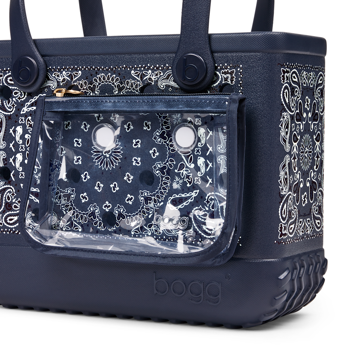 Bitty Bogg Bag - Bandana Navy Me Crazy