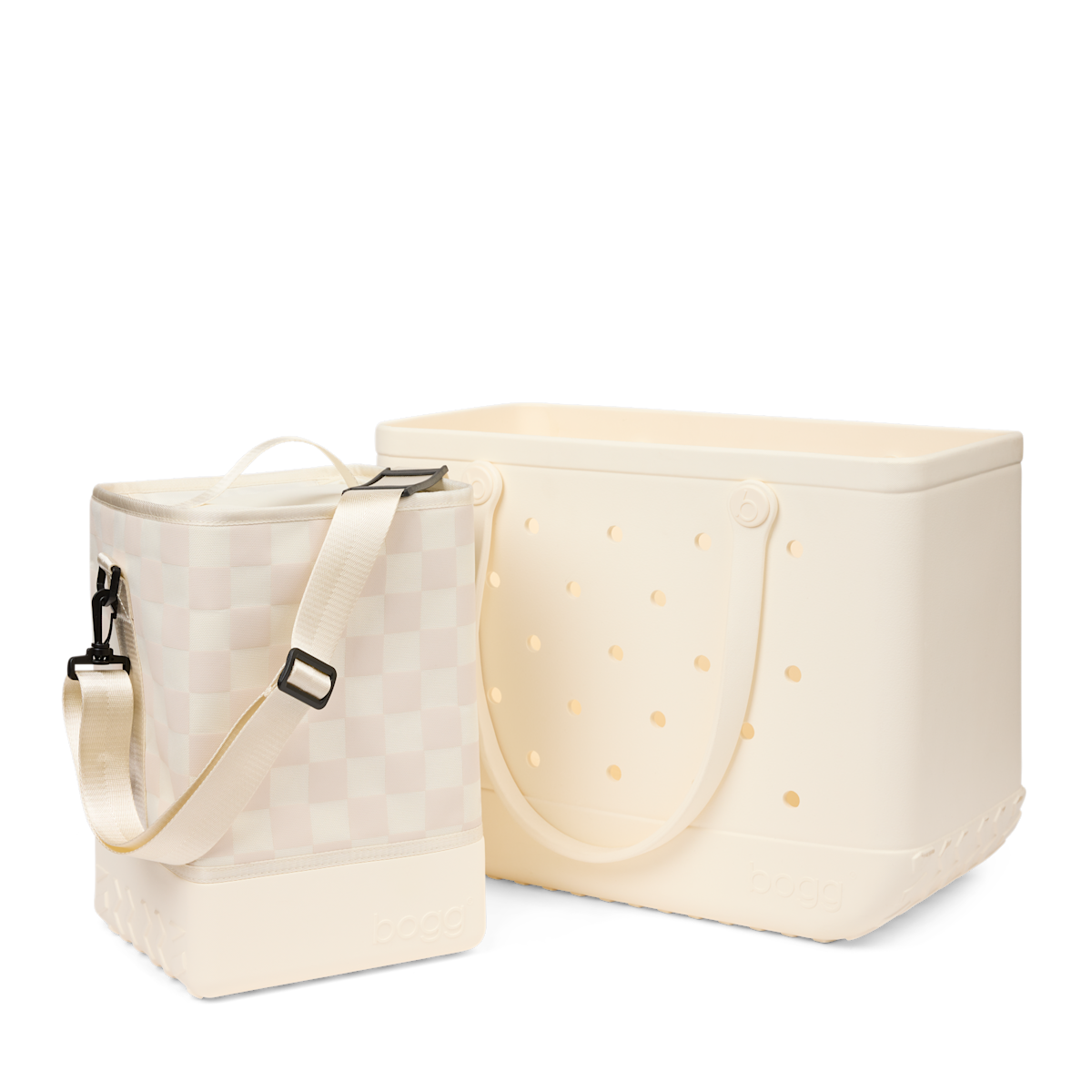 Bogg Brrr Half Cooler - Checkered Coconut/ Mushroom