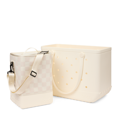 Bogg Brrr Half Cooler - Checkered Coconut/ Mushroom