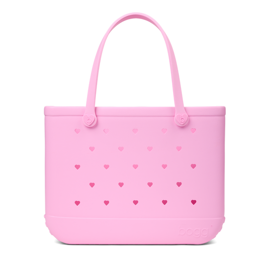 Original Bogg Bag - Cut Out Heart Pink Taffy