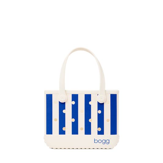 Bitty Bogg Bag - Mykonos Blue Stripe