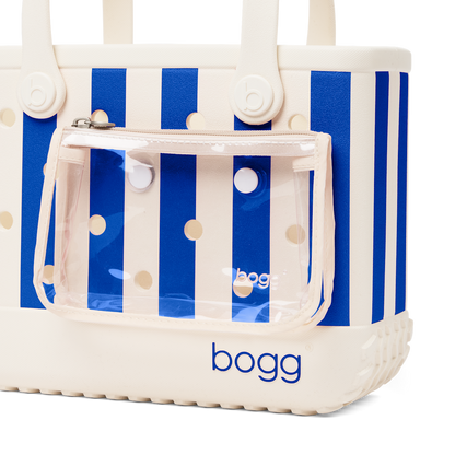 Bitty Bogg Bag - Mykonos Blue Stripe