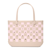 Checkered Linen/ Pink Marshmallow