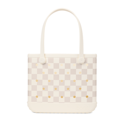 Baby Bogg Bag - Checkered Coconut/Mushroom