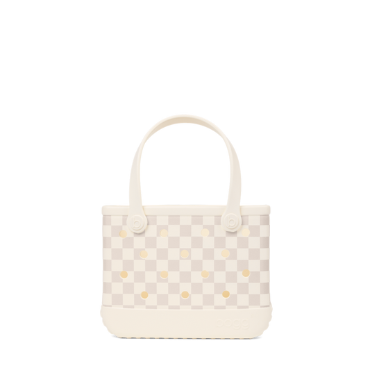 Bitty Bogg Bag - Checkered Coconut/Mushroom