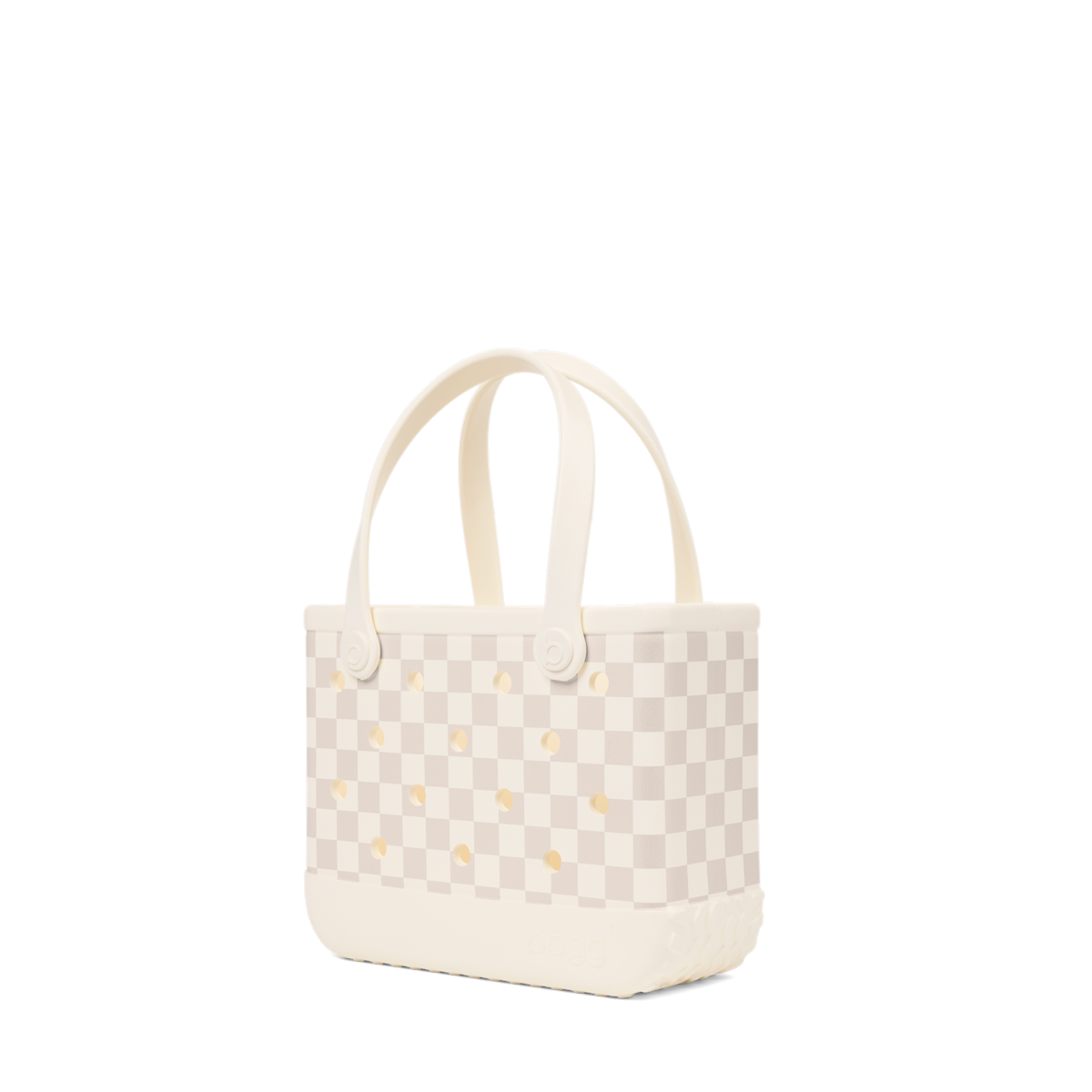 Bitty Bogg Bag - Checkered Coconut/Mushroom