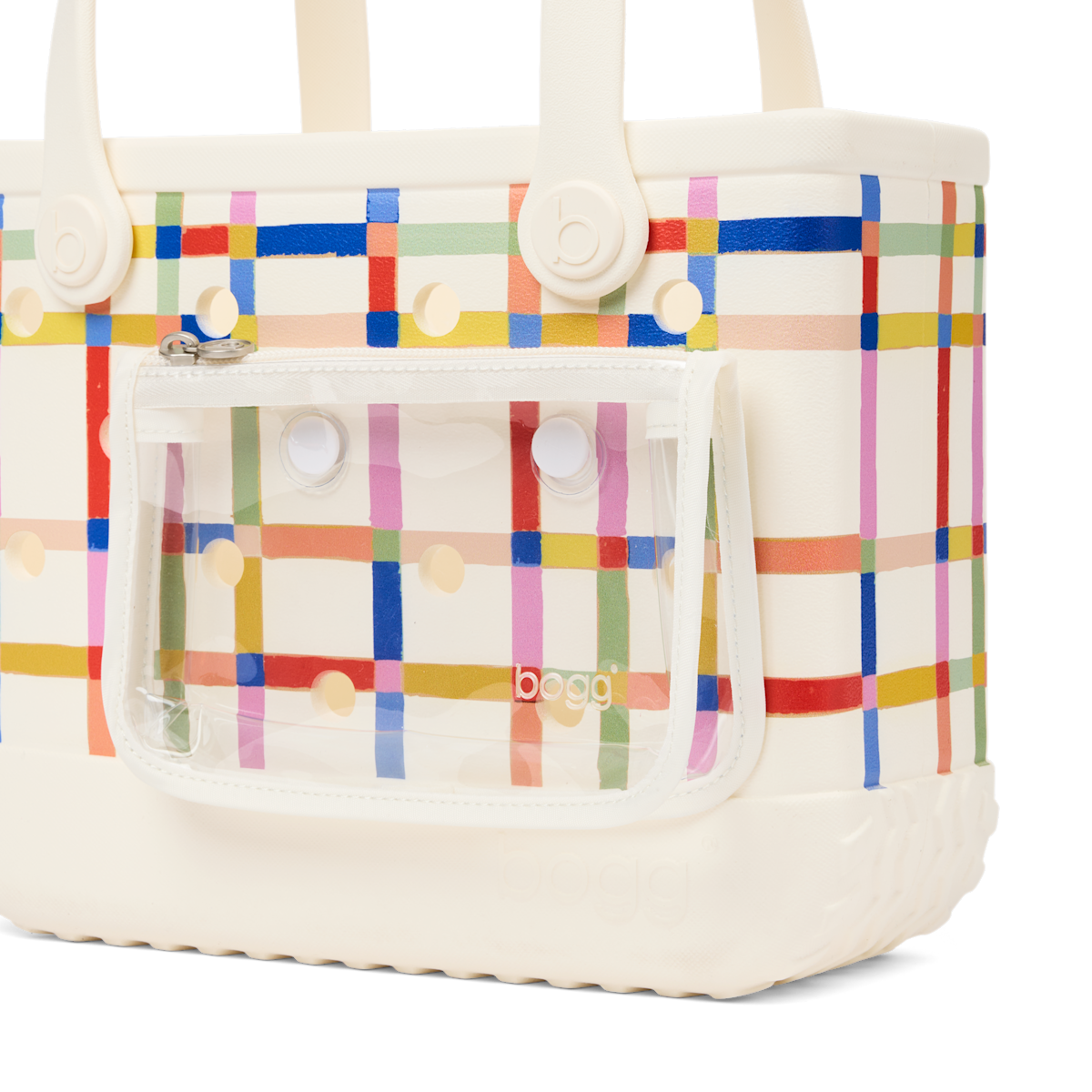 Bitty Bogg Bag -  Red, White and Plaid