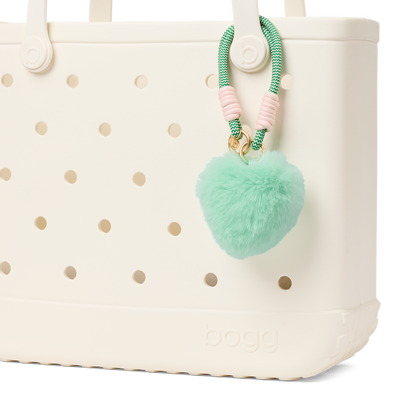 Bogg'd & Charmed  - Green Heart Pouf