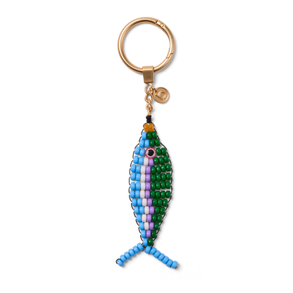 Bogg'd & Charmed  - Beaded Fish Blue/Green
