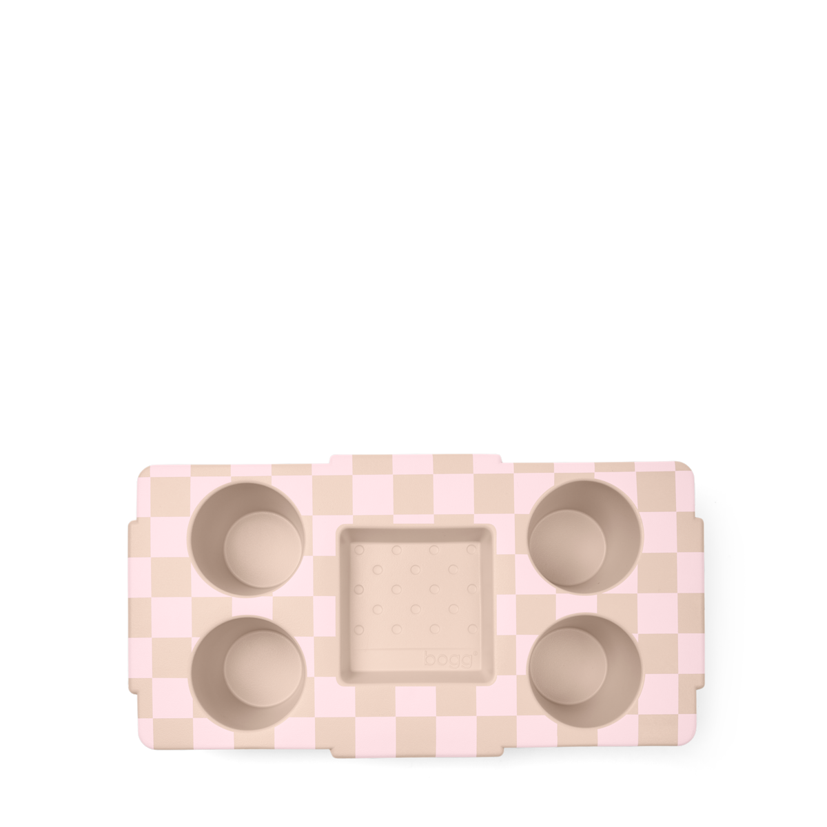Original Top o' the Bogg to Ya 1.0- Checkered Linen/ Pink Marshmallow